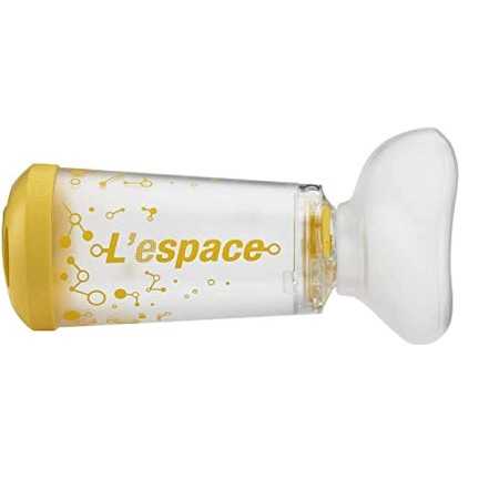 Espace Espaciador Pediátrico con Mascarilla Amarilla