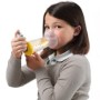 Espaceur pédiatrique avec masque jaune