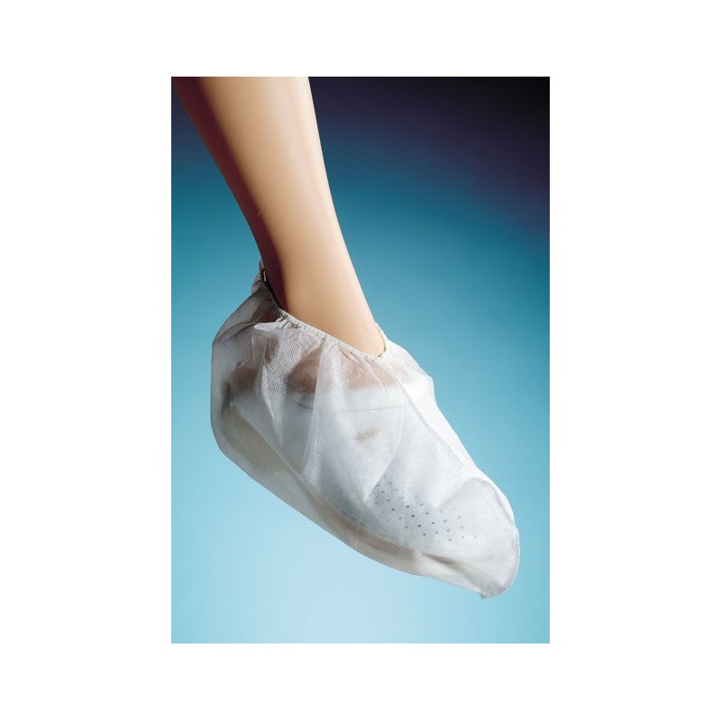 Fehér lélegző nem szőtt cipő - 100 darab