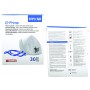 G-prime ffp3 filter mask - white with blue elastics - gb,fr,it,es,de - pack. 30 pcs.