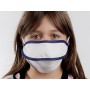 Mascherina riutilizzabile mycroclean junior/ adulti small bfe 99,8% - bianca/blu