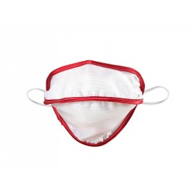 Mycroclean Kid BFE 99.8% Mascarilla Reutilizable - Blanco/Rojo