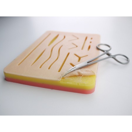 Suture exercise pad with net