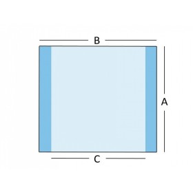 Toile à graver 40x50 cm - stérile - pack 10 pièces.