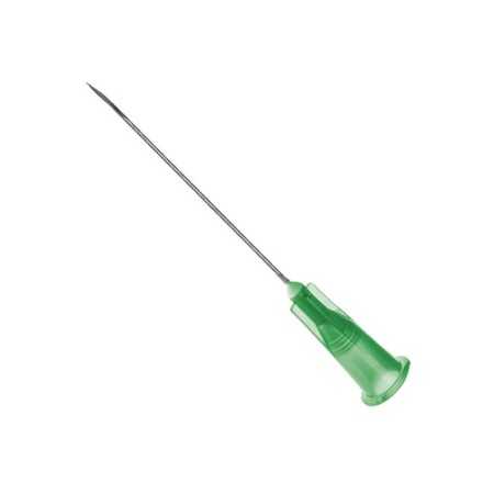 Aiguille bd microlance 21g - 0,80x40 mm - vert - paquet 100 pièces.