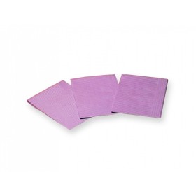 Lingettes polyenduites 33x45 cm - lilas - pack 500 pièces.