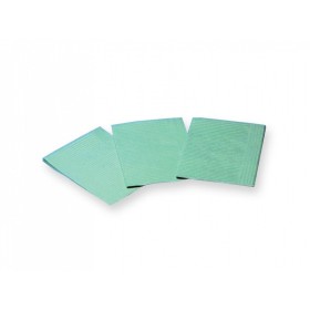 Lingettes polyenduites 33x45 cm - vert - pack 500 pièces.