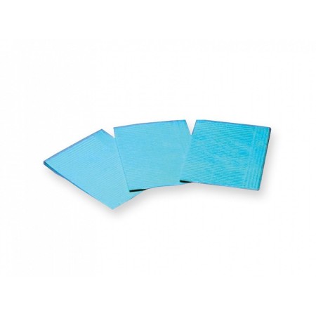 Cotton wipes 33x45 cm - light blue - pack 500 pcs.