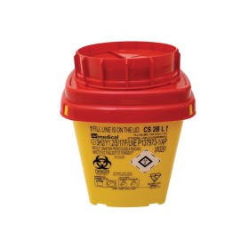 Conteneur à déchets tranchants cs line - 2 litres - pack. 60 pièces.