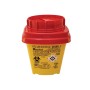 Conteneur à déchets pour objets tranchants cs line - 2 litres - paquet 60 pièces.