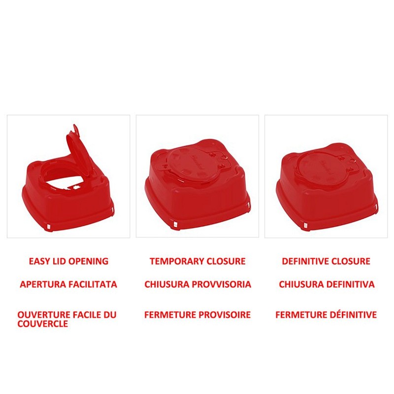 Sharps waste container cs plus line - 10 litres - pack 33 pcs.