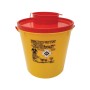 Abfallbehälter für scharfe Gegenstände, PBS-Linie, 6 Liter, Packung. 55 Stk.