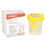 Récipient d’urine plus 120 ml avec échantillonneur - pack 100 pièces.