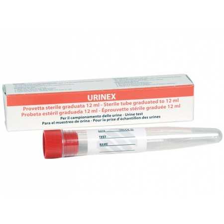 Provetta urine 12 ml - scatola singola - sterile - conf. 100 pz.