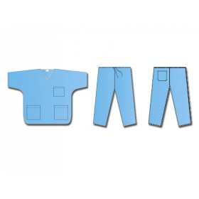 TNT Uniformjacke + Hose - S - Packung. 50 Stück.