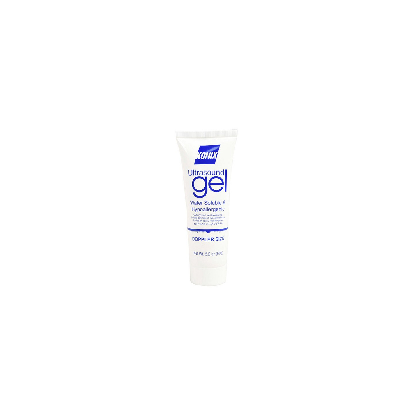 Gel d'échographie transparent - flacon de 60 ml - lot de 12