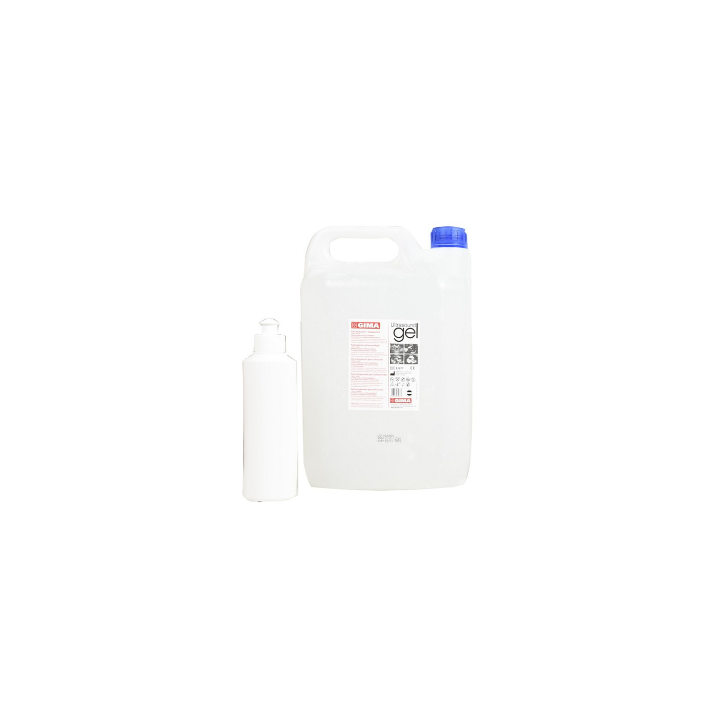 Transparent ultrasound gel - 5 liter canister - pack. 2 pcs.
