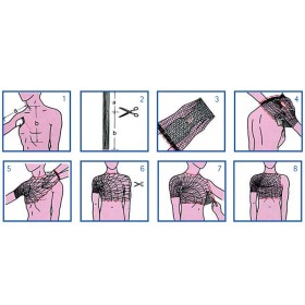 Elastisches schlauchnetz – 10 gauge, für schultern, körper, rücken