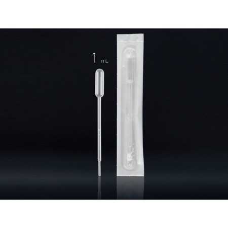 Pasteur pipette 1 ml - sterile - pack. 1000 pcs.