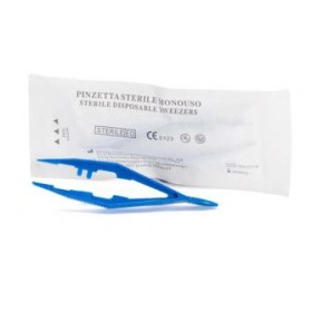 Sterile polypropylene tweezers, 11 centimetres