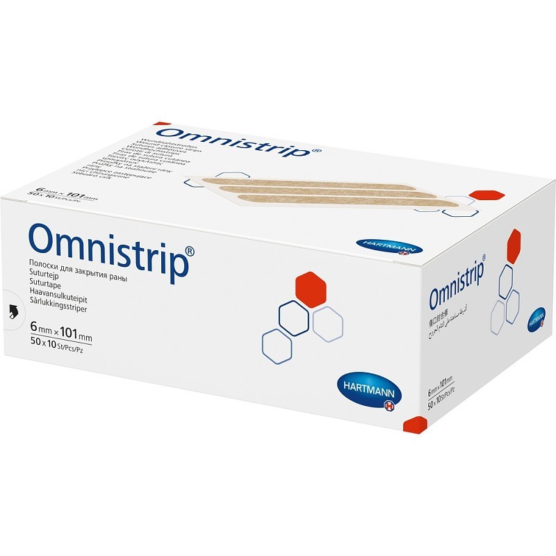 Suturi adezive sterile omnistrip 50 pliculețe a câte 10 benzi 6x101 mm