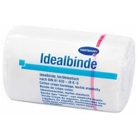 HARTMANN Ideale Bandagen 10cm x 5m Elastische Bandage mit Klammer