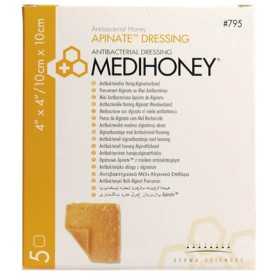 Medihoney Apinate Antibacterial Dressing 10 x 10 cm - 5 dressings