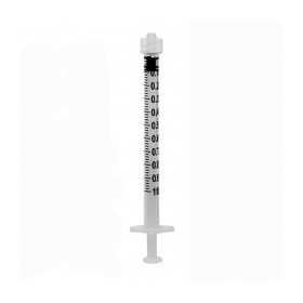 Syringe without needle Rays 11LL Luer Lock 1 Ml - 100 Pcs.
