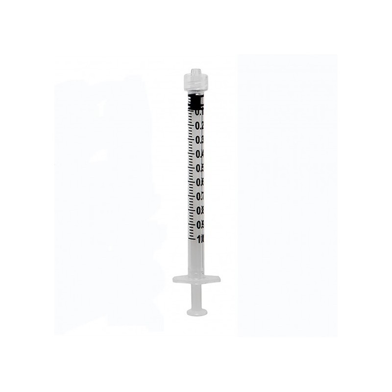 Spritze ohne nadel rays 11ll luer lock 1 ml - 100 stk.