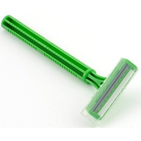 Disposable double-bladed trichotomy razor - 100 pcs.