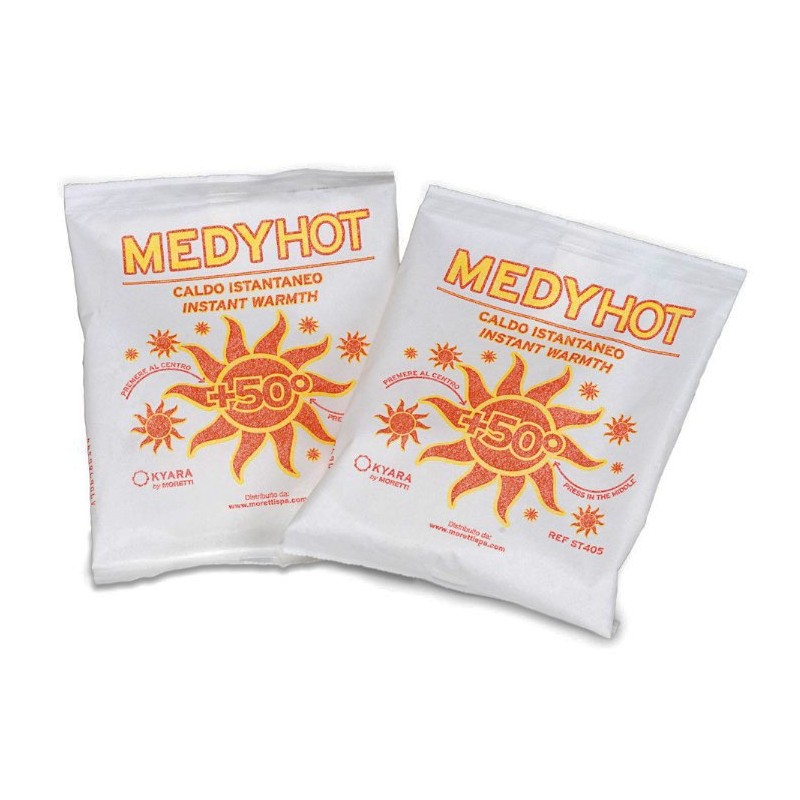 Caliente instantáneo en bolsa de "medyhot" 13,5x18 cm - 25 uds.