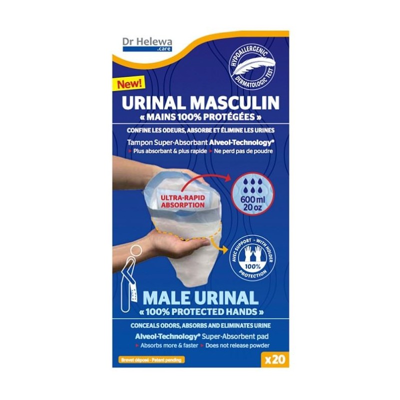 Bolsas urinarias para hombre vivia - 20 bolsas