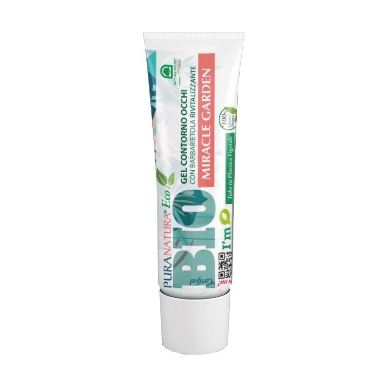 Miracle garden bio gel contorno occhi con estratto di barbabietola - rivitalizzante - 15 ml