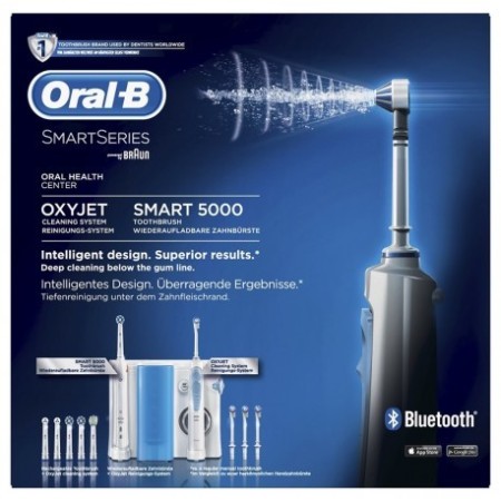Oral-b oc21 smart 5000 oxyjet munddusche + zahnbürste