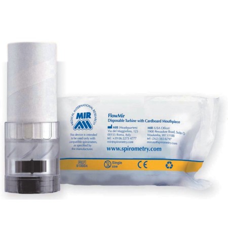 Turbina monouso mir con boccaglio integrato - conf. 60 pz.