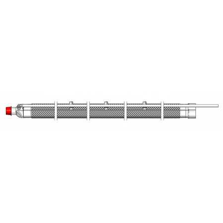 Circuito adulto doppio tubo D22 mm, L150 cm, con linea di pressione per LifeVent EVO2