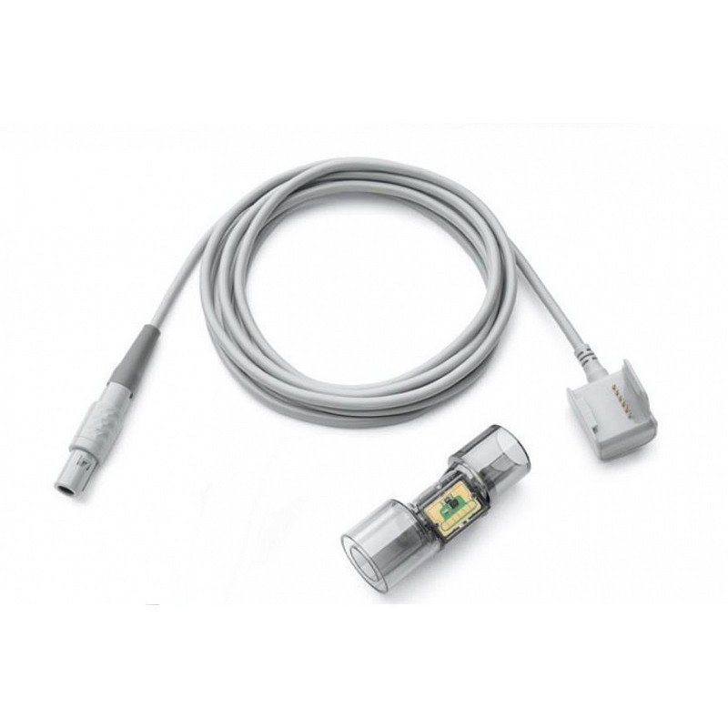 Kit inclusief digitale proximale flowsensor voor kinderen/baby's en kabel voor lifevent evo2lifevent evo² respironics 