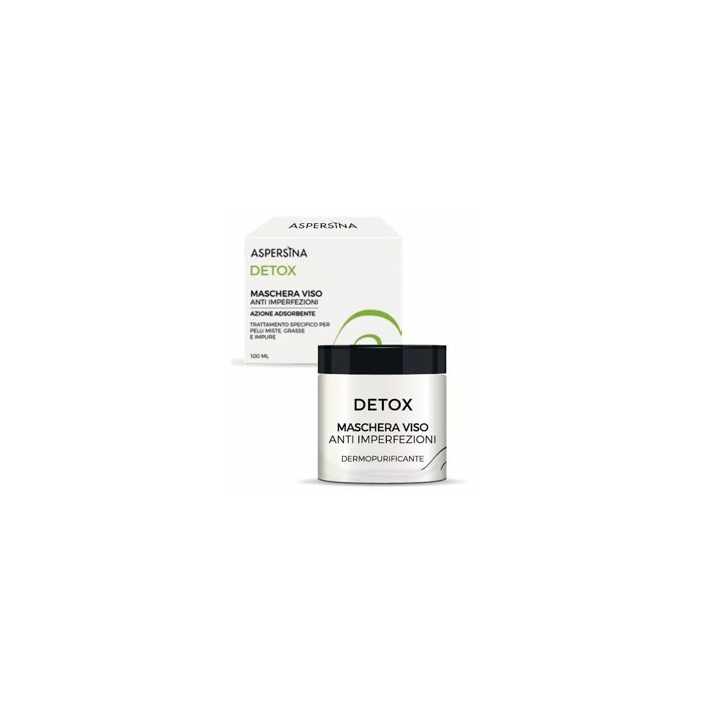 Aspersina Detox Mascarilla Facial Dermopurificante y Antimanchas 100 ml