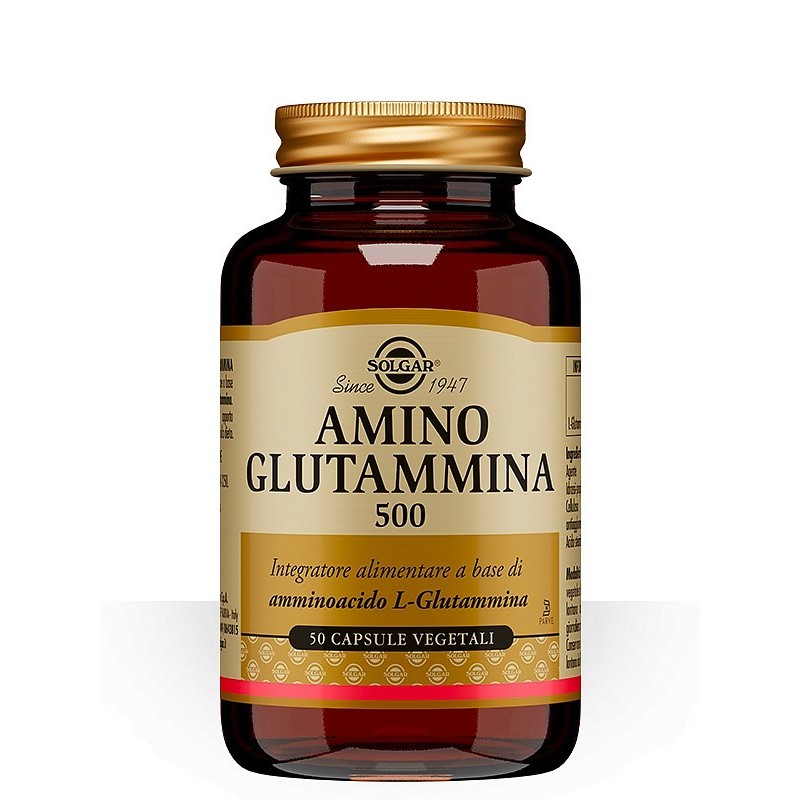 Solgar amino glutamin 500, 50 vegetarische kapseln