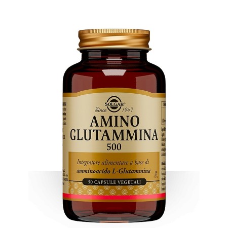 Solgar Amino Glutammina 500, 50 capsule vegetali