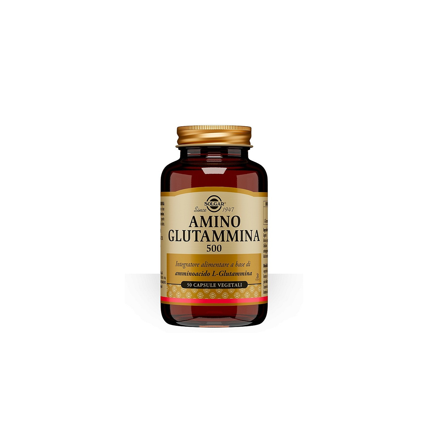 Solgar amino glutamine 500, 50 vegetariánských kapslí