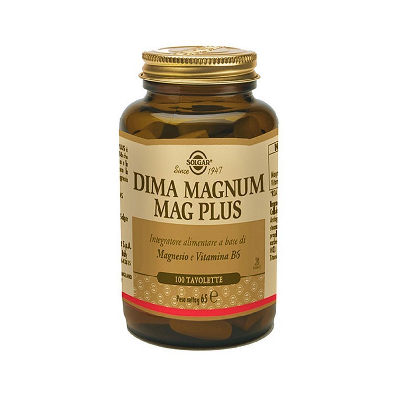 Solgar dima magnum mag plus 100 comprimés