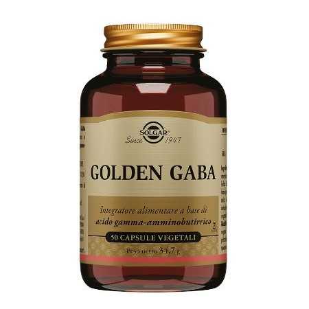Solgar GOLDEN GABA 50 capsule vegetali (Acido Gamma-Amminobutirrico) - 50 capsule