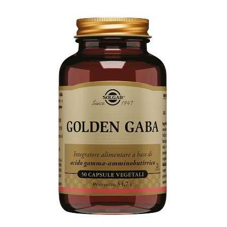 Solgar GOLDEN GABA 50 cápsulas vegetales (Ácido Gamma-Aminobutírico) - 50 cápsulas