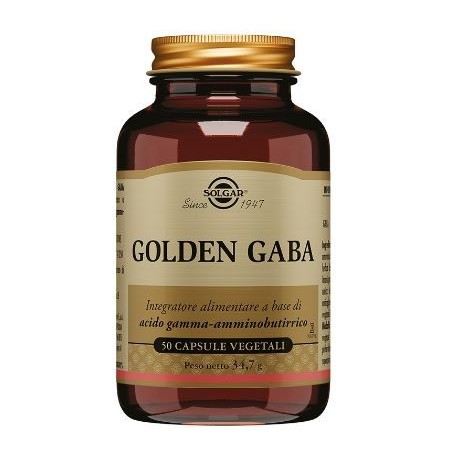 Solgar GOLDEN GABA 50 capsule vegetali (Acido Gamma-Amminobutirrico) - 50 capsule