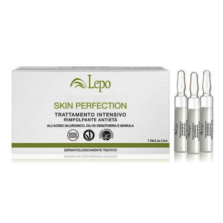 Skin perfection acid hialuronic tratament intensiv anti-îmbătrânire și reumplure - pachet dublu (14 flacoane 2,5 ml)