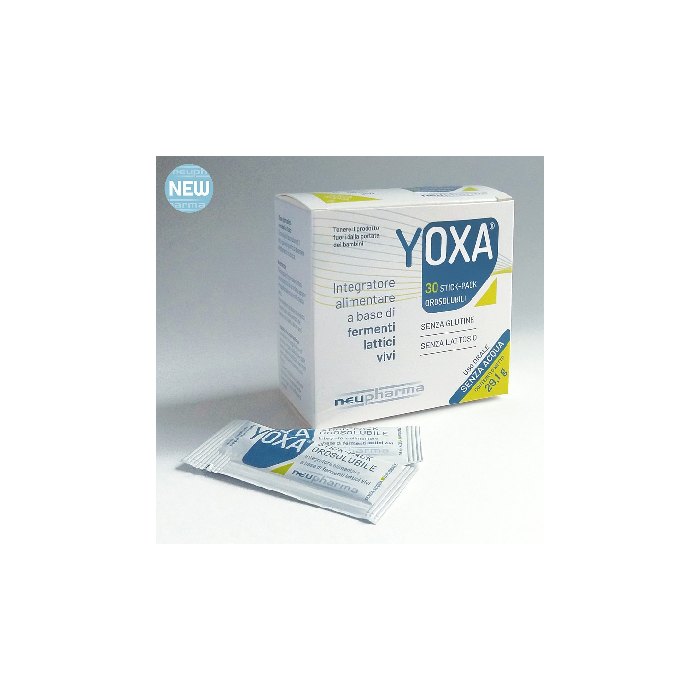 Doplněk stravy yoxa orosolubile, balení 30 sticků