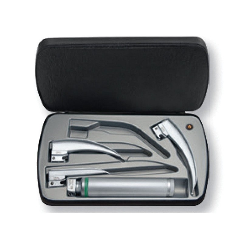 Zestaw krtaniowy heine classic 3+ led z uchwytem akumulatorowym 3,5 v