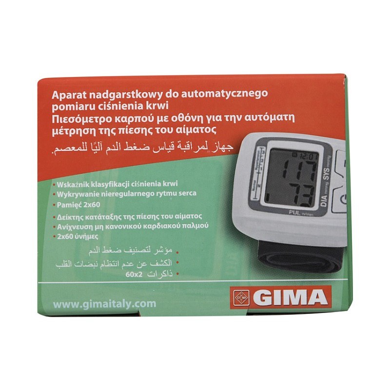 Slimme digitale polsbloeddrukmeter