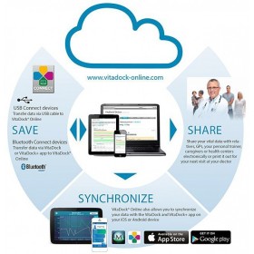 Bu575 verbindt digitale bovenarmbloeddrukmeter met bluetooth en wekker